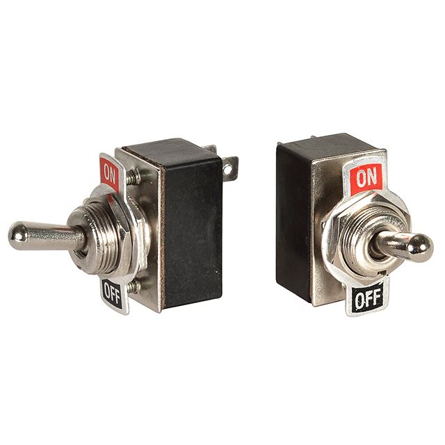 Toggle switch SPST on-off 4A 125VAC 2A 250VAC 2 positions