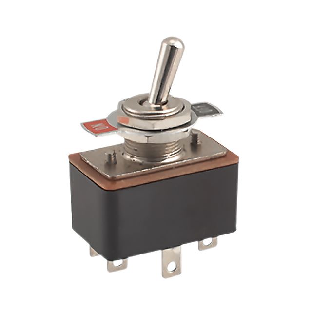 Toggle switch DPDT on-on 6A 125VAC 3A 250V 6 positions