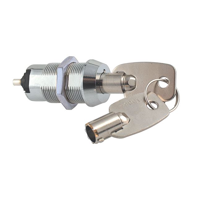 Keylock switch off-on 4A 125VAC 2A 250VAC 2 positions 2 key withdrawals turn 90°