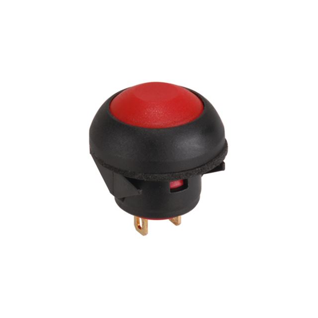 Waterproof pushbutton switch SPST open type off-(on) momentary 125mA 125VAC 2 positions reach IP67