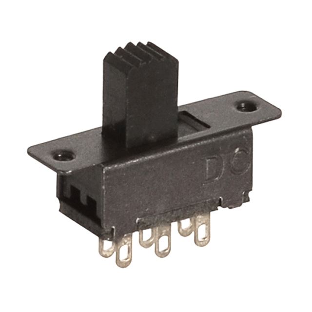 Slide switch 2P2T on-on 0.5A 50VDC 6 pins