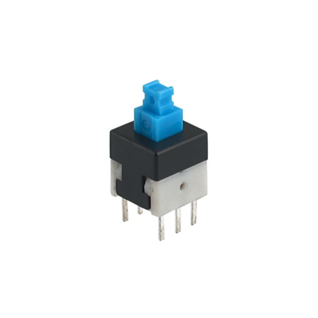 Miniature push switch non lock and click type 160gf 0.1A 30VDC 6 pins