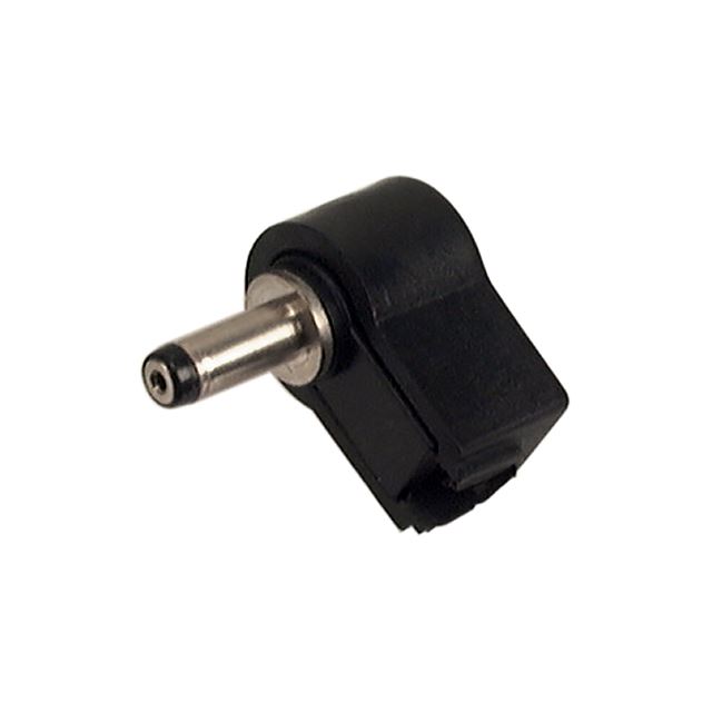 Right angle DC power plug cable mount 1.0x3.8mm plastic shell