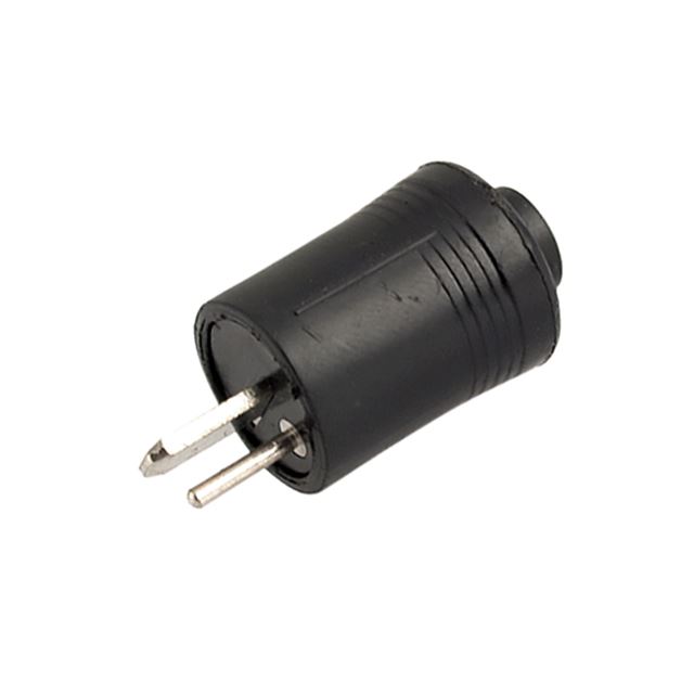 Audio/video connector 2 pole din plug screw type