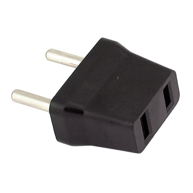 Travel adapter plug converter american US socket to Euro output polarized