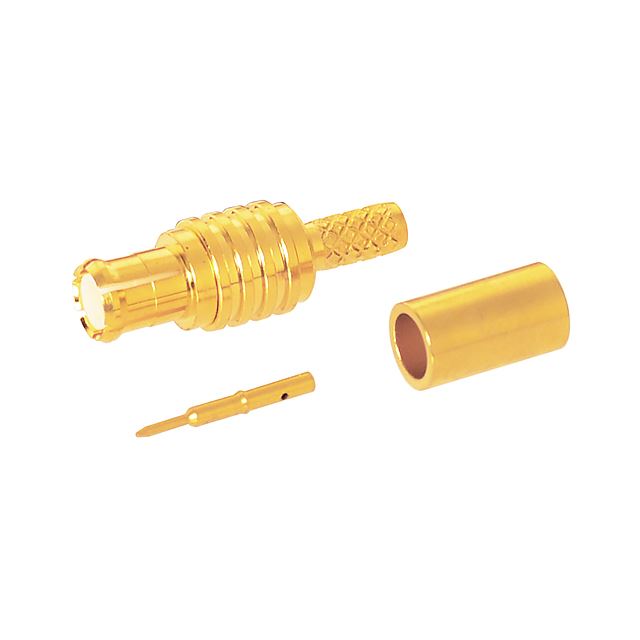 RF connector coaxial connector MCX plug crimp type RG174U gold plated