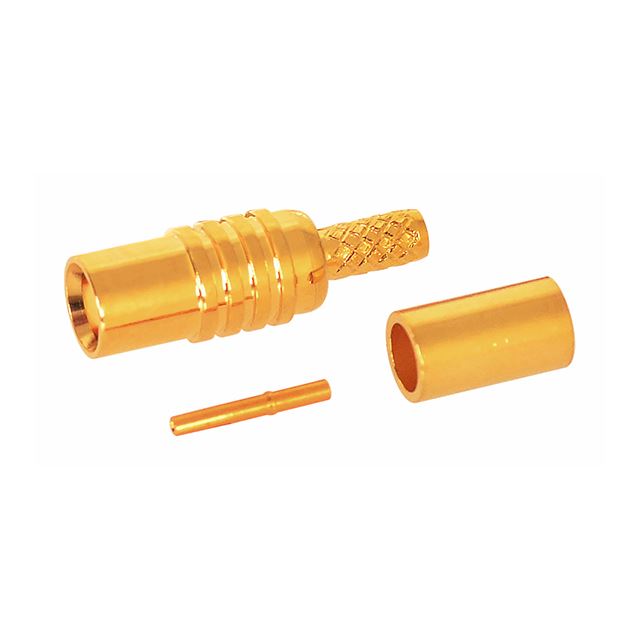RF connector coaxial connector MCX jack crimp type RG174U gold plated
