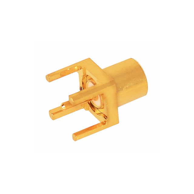RF connector coaxial connector MCX jack PCB mount gold plated