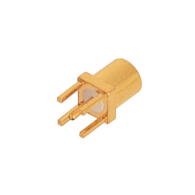 RF connector coaxial connector MMCX jack PCB mount gold plated