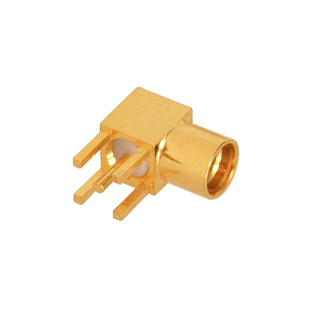 RF connector coaxial connector right angle MMCX jack PCB mount gold plated