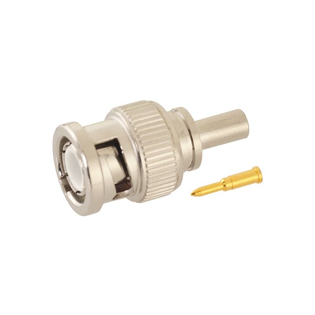 RF connector coaxial connector BNC plug molded type RG174U gold pin