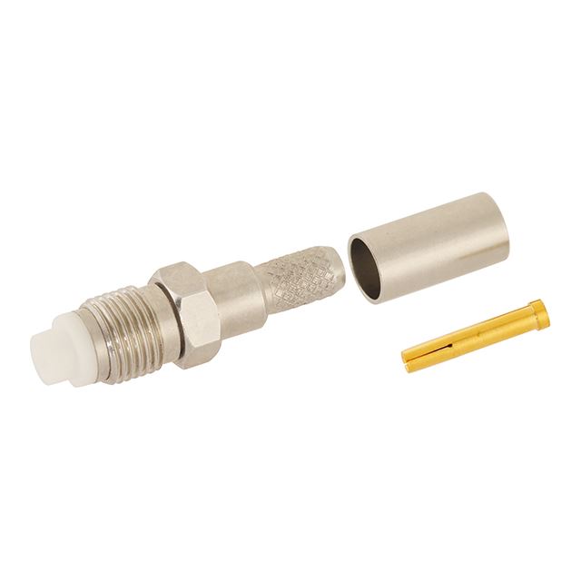 RF connector coaxial connector FME jack crimp type RG58U gold pin