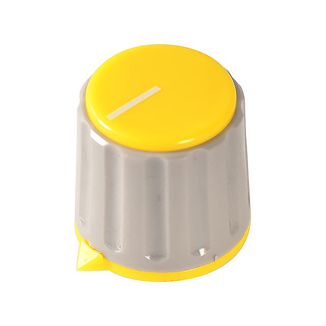 Pointer control knob 6.0mm shaft plastic 21.7mm diameter