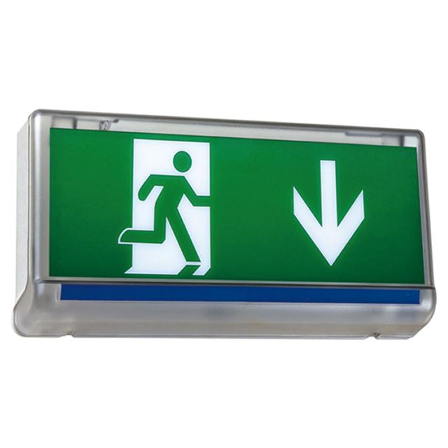 Illuminated emergency exit sign 3 hours IP42 T5/8W