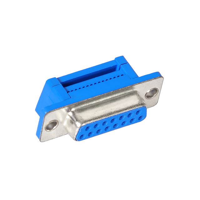 15 Pins IDC D-sub ribbon cable connector socket