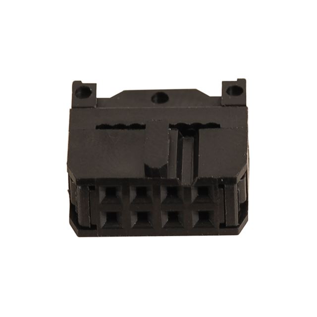 2.54mm Pitch 8 ways IDC connector socket with strain relief 2 rows