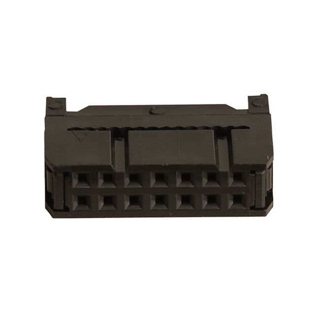 2.54mm Pitch 14 ways IDC connector socket with strain relief 2 rows