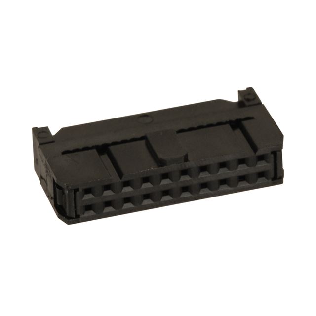 2.54mm Pitch 20 ways IDC connector socket with strain relief 2 rows