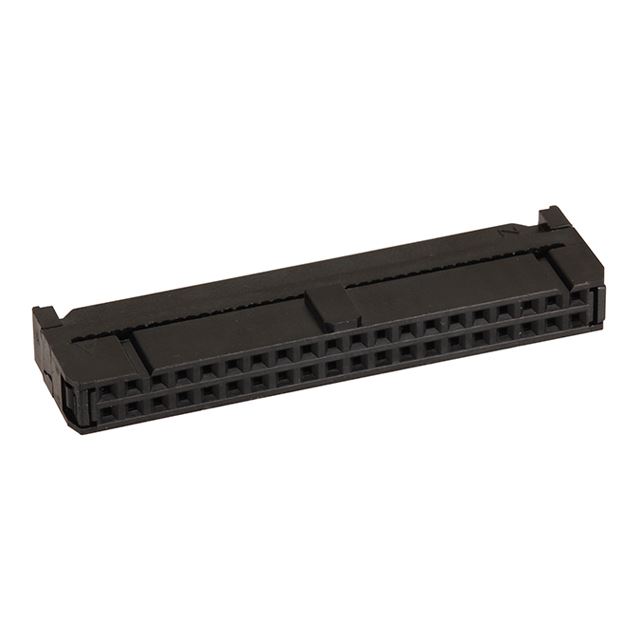 2.54mm Pitch 40 ways IDC connector socket with strain relief 2 rows