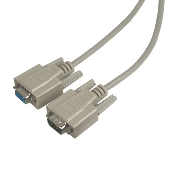 Computer cable, RS-232 DB9 male to DB9 female 1.83M