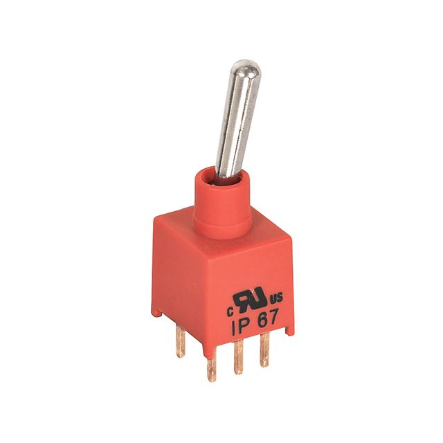 Sub-mini sealed toggle switch DPDT on-on 3A 120V 1.5A 250VAC gold terminal 6 positions