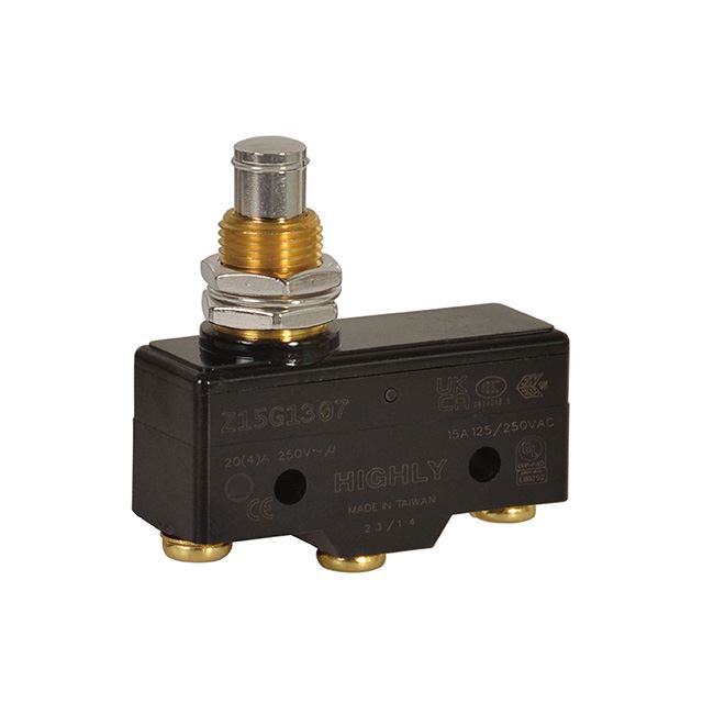 Micro switch SPDT on-on 250-350g 15A 250VAC