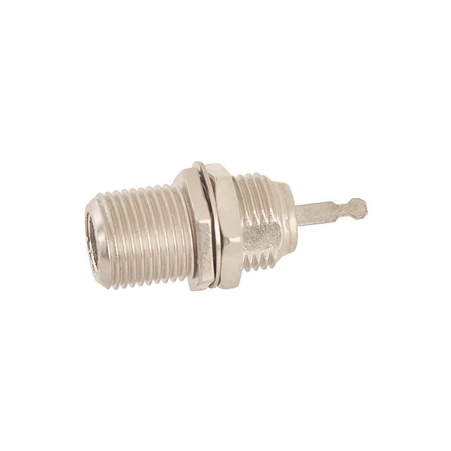 RF connector coaxial connector F jack F-61 panel mount tin pin