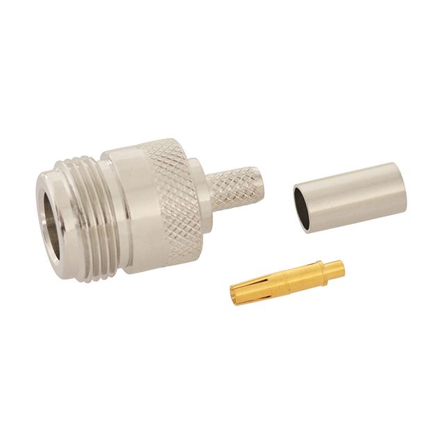 RF connector coaxial connector N jack crimp type RG58U gold pin