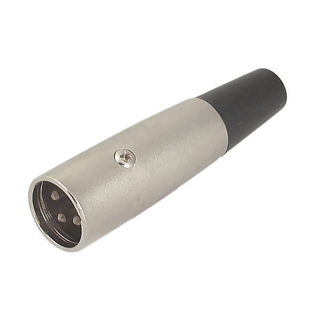 3 way male cable mount XLR connector