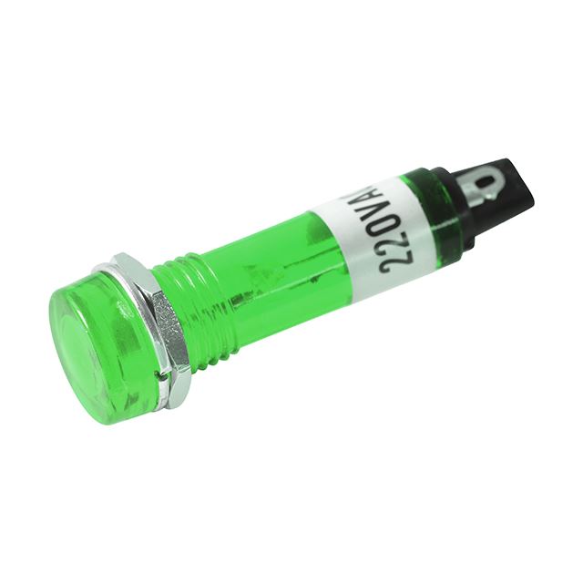 Neon indicator lamp green fluo 220V