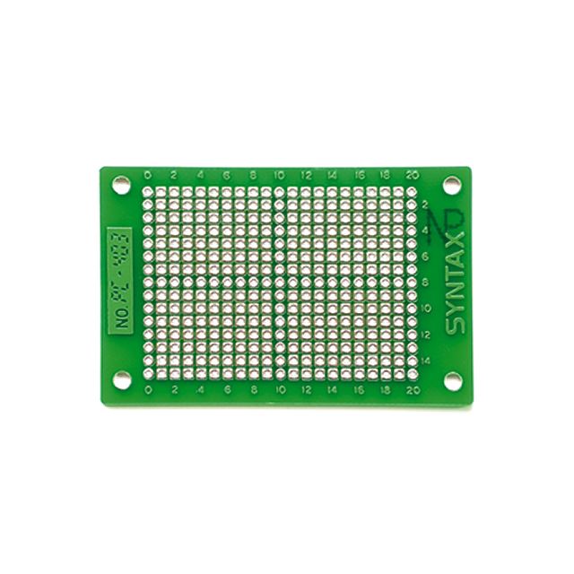 Double side matrix board FR4 2.54 x 2.54mm pitch 71 x 46 x 1.6mm