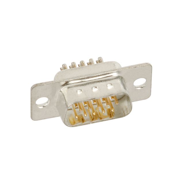15 Pins D-sub connector plug high density solder cup